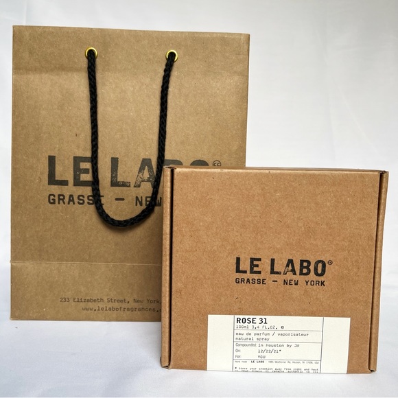 LE LABO GRASSE NEW YORK Empty Perfume Packaging Full Set - Picture 1 of 7